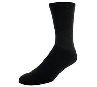 Sof Sole All Sport Crew Athletic Performance Socks, Black, Mens Large 10-12.5, 6-Pack