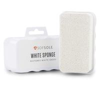 Sof Sole Cleaning Sponge- Instantly Restores White Color on Shoes,Eliminates Scratches and Scuff Marks for a Fresh Look,Ideal for Athletic and Casual Shoes,One Size,White