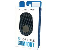 Sof Sole Gel Heel Pad- Provide Cushioning and Support to Heel Area,Slim Profile Fits Easily Into Any Shoe and Stays Securely in Place,Ideal for Casual and Active Lifestyles,One Size,Black