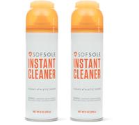 Sof Sole Instant Cleaner for Shoes | Removes Tough Dirt & Stains | Easy-to-Use Scrub Cap Applicator | Restores Athletic Shoes & Performance Materials- 200ml (Pack of 2)