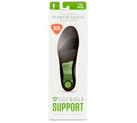Sof Sole mens plantar Insole, Black, Men s 7-13 UK