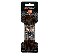 Sof Sole Round Boot Laces (Brown/Black, 60-Inch)