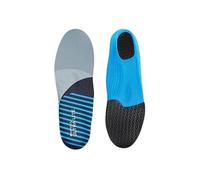 Sof Sole Ultralite Insoles- Lightweight Cushioning and Support for All-Day Comfort,Foam Technology Absorbs Shock and Reduce Foot Fatigue,Ideal for Athletic, Casual and Work Shoes,UK 8-9,Grey/Blue
