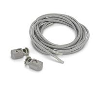 Sof Sole Unisex-Adult Reflective No Tie Shoelaces, Light Grey, One Size