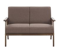 Sofa 2 Seater ASNES Fabric Brown
