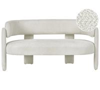 Sofa 2 Seater BUREA Chenille Off-White