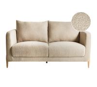 Beliani Sofa 2 Seater Gimo Boucle Beige