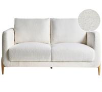 Beliani Sofa 2 Seater Gimo Boucle White