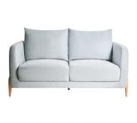Beliani Sofa 2 Seater GIMO Chenille Light Blue, Blue