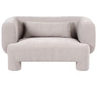 Beliani Sofa 2 Seater Hogbo Fabric Beige