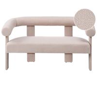 Sofa 2 Seater ILBRO Boucle Light Beige