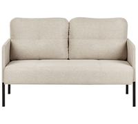 Sofa 2 Seater LAHTI Fabric Light Beige