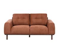 Beliani Sofa 2 Seater Laurila Fabric Golden Brown
