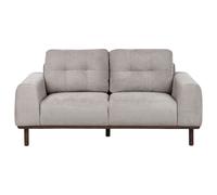 Sofa 2 Seater LAURILA Fabric Light Grey