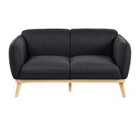 Sofa 2 Seater LJUNG Fabric Black