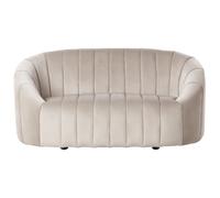 Sofa 2 Seater MALUNG Velvet Beige