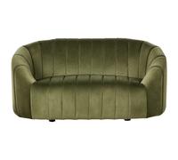Beliani 2 Seater Velvet Sofa Dark Green Malung, Green