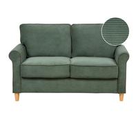 Sofa 2 Seater RONNEBY Corduroy Dark Green
