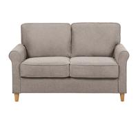 Sofa 2 Seater RONNEBY Fabric Light Brown
