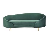 Sofa 2 Seater SAVAR Velvet Emerald Green