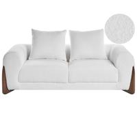 Sofa 2 Seater VINLIDEN Boucle White