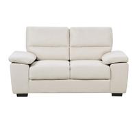 Beliani Sofa 2 Seater Vogar Fabric Light Beige