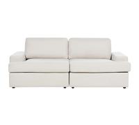 3 Seater Fabric Sofa Light Beige ALLA