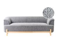 Beliani Sofa 3 Seater ALNOR Fabric Dark Grey, Grey