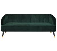 Sofa 3 Seater ALSVAG Velvet Emerald Green