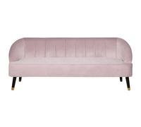 Beliani Sofa 3 Seater Alsvag Velvet Pink
