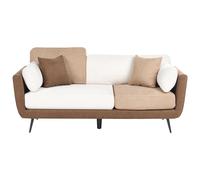 Sofa 3 Seater BOLGA Fabric Brown