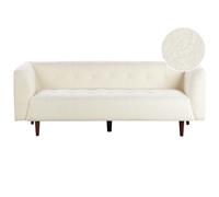 Sofa 3 Seater BYSKE Boucle Off-White