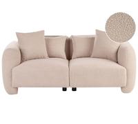 Beliani Sofa 3 Seater Ekenes Boucle Beige