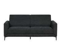 Sofa 3 Seater FENES Fabric Black