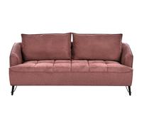 Sofa 3 Seater HOBRO Fabric Burgundy