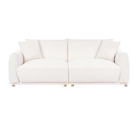 Sofa 3 Seater JUBEK Fabric Off-White