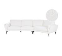 Sofa 3 Seater KANSSELI Boucle White