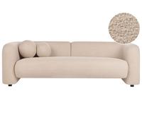 Sofa 3 Seater LEIREN Boucle Beige