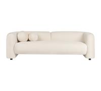 Sofa 3 Seater LEIREN Velvet Off-White