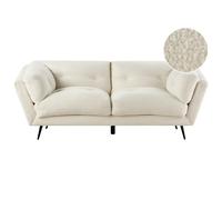Sofa 3 Seater LENVIK Boucle White
