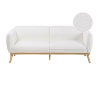 Beliani Sofa 3 Seater LJUNG Boucle White, White