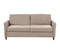 Sofa 3 Seater MARE Fabric Taupe with Storage