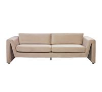 Sofa 3 Seater MAUNU Velvet Dark Beige