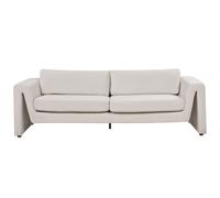 Beliani Sofa 3 Seater Maunu Velvet Light Beige