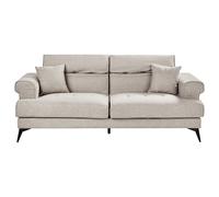 Sofa 3 Seater SKIVE Fabric Taupe