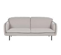 Beliani Sofa 3 Seater Tonsberg Fabric Light Grey