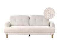 Sofa 3 Seater TUVE Boucle White
