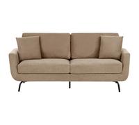 Sofa 3 Seater VESALA Fabric Light Brown