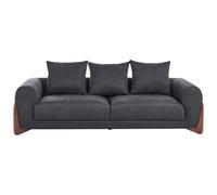 Sofa 3 Seater VINLIDEN Black
