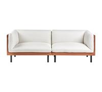 Sofa 3 Seater VORGOD Fabric Off-White